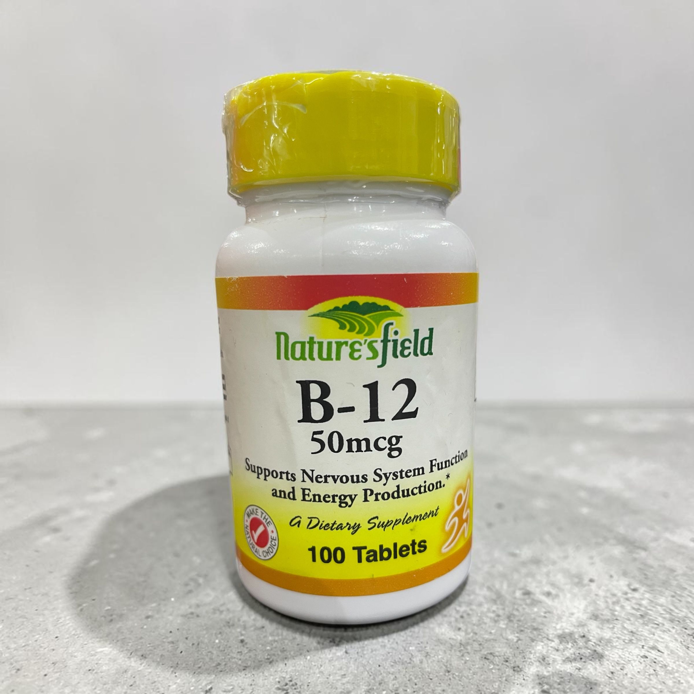 NATURES FIELD B-12 50MCG TABS X100